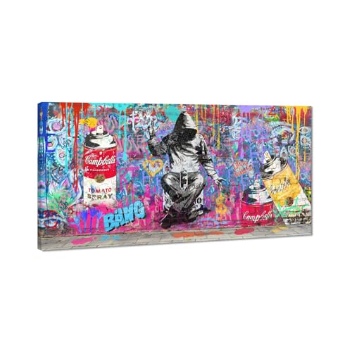 Banksy Graffiti Canvas Wall Art Painting
