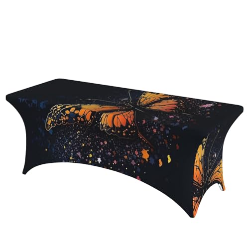 Nappe de 1,8 m extensible nappe de table élasthanne infroissable pour banquet - 2