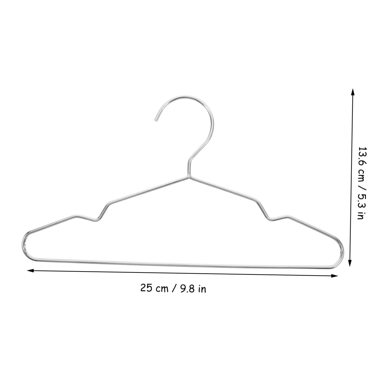 Alipis Mini Pet Clothing Rack 10pcs Steel Pet Hangers Hanger for Dog Cat Clothing Drying Rack Organizer Storage