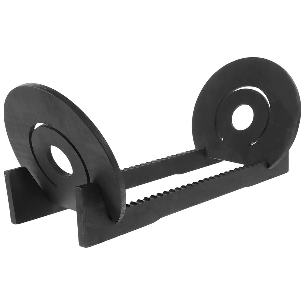 Espositore per CD in legno e supporto per dischi in vinile, scaffale da scrivania per album, documenti e organizzazione della sala musicale, elegante organizer nero