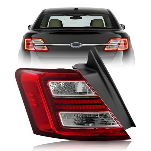 Ussbaye LED Tail Lights Compatible with 2013 2014 2015 2016 2017 2018 2019 Ford Taurus SE/SEL/SHO/LIMITED Rear Outer Taillight Assembly Tail Lamp FO2804108 DG1Z13405A ( Left Driver Side)