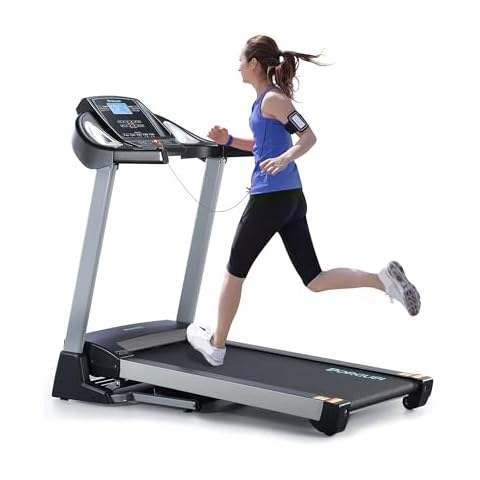 BORGUSI Treadmill with 15% Auto Incline and Bluetooth Speaker Cover