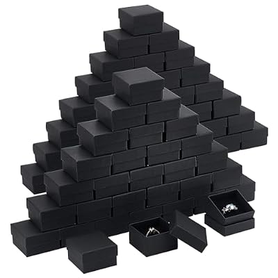 BENECREAT 80 cajas de joyería negras, cajas de cartón cuadradas y de papel grueso para regalo, 52 x 52 x 32 mm, para boda, anillos y collares | Ya disponible en tu tienda friki favorita! En mundofriki.es! BENECREAT 80 cajas de joyería negras, cajas de cartón cuadradas y de papel grueso para regalo, 52 x 52 x 32 mm, para boda, anillos y collares | Ya disponible en tu tienda friki favorita! En mundofriki.es!