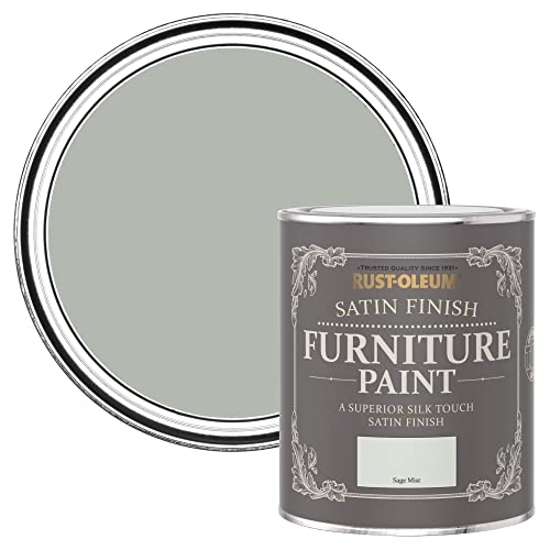 Rust-Oleum Green Furniture & Skirting Board Paint in Satin Finish - Sage Mist 750ml