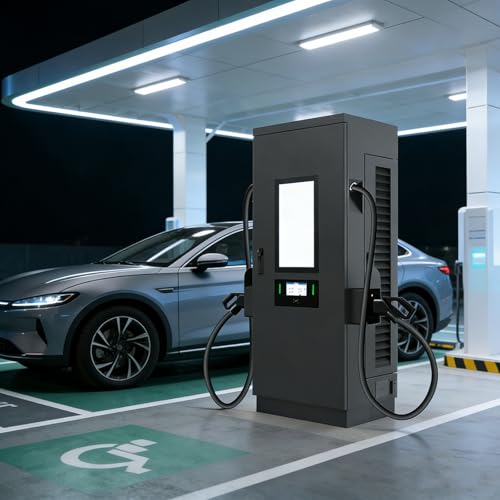 Commercial EV Chargers 60kW 120KW DC Fast Charging Station Smart Electric Vehicle Charging Pile with Power Auto Distribution for Urban Parking, Business Use, Corporate Fleet Charging