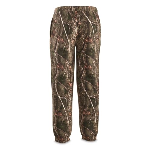 Men's Camo Fleece Pants, Lightweight, Athletic Jogger Sweatpants with Pockets2