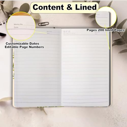 Carnet de notes ligné chrétien A5 en papier épais et couverture rigide