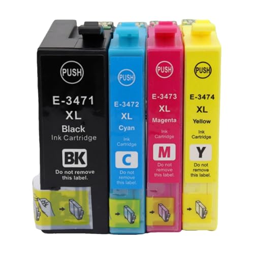 Cartouche d'encre T3474 jaune pour imprimer vos dossiers de télétravail sur WF-3720DWF
