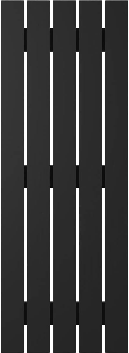 Ekena Millwork ARW401SB519X81BLH Americraft Five 3 Exterior Real Wood Spaced Board-n-Batten Shutters (Per Pair), Black