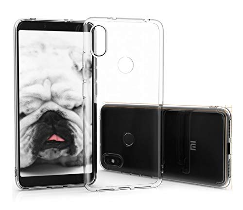 Image of Case Creation Redmi Note 6 Pro Imported 0.3mm Crystal Clear Totu Silicone Transparent Flexible Soft Corner Protection with TPU Slim Back Case Color Cover for Mi Note 6 Pro