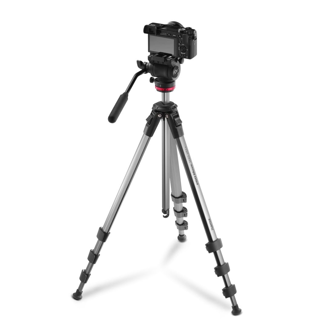 Hama Statyw Pro Move 160 2D+, stojak wideo do Ph.P. i Tel., 160 cm