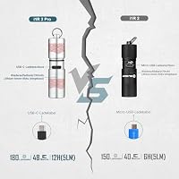OLIGHT I1R II Pro Mini LED Taschenlampe Aufladbar Kleine Schlüsselanhänger – Ansicht 6