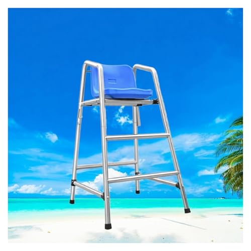 Silla de salvavidas desmontable para piscina de metal miniatura 1