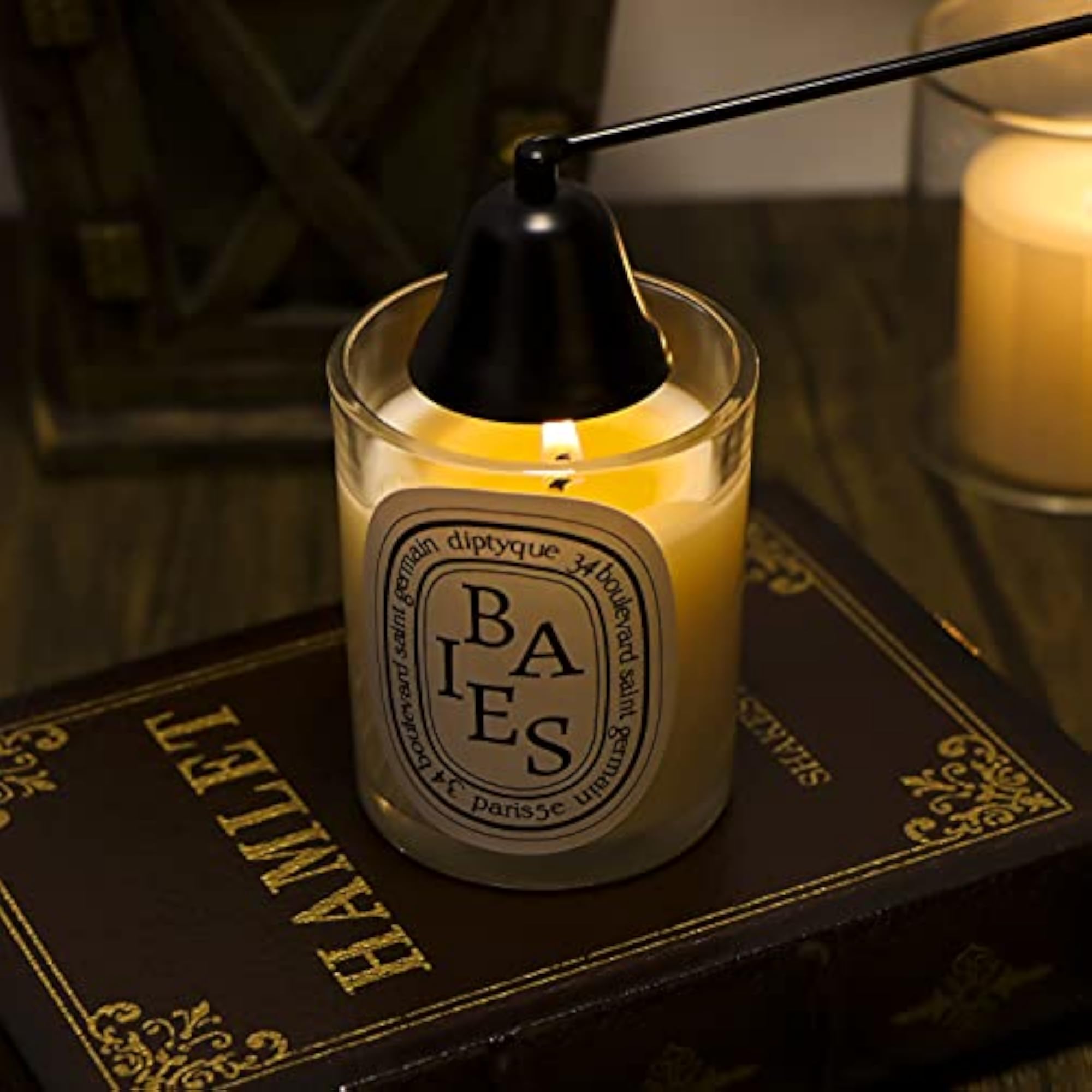 Candle Wick Cutter and Snuffer Set, Black