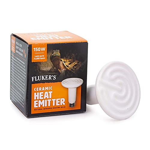 Fluker's Ceramic Heat Emitter, Natural Infrared Heating Bulb for ...