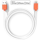 Pawtec Lightning to USB Charge and Sync Cable Apple MFi Certified 3.3 Feet/1Meter for iPhone 7 / 7 Plus / 6s 6 Plus / 6s 6 / SE / iPad Pro / Air 2 / mini 3 / iPod (White)