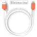 Pawtec Lightning to USB Charge and Sync Cable Apple MFi Certified 3.3 Feet/1Meter for iPhone 7 / 7 Plus / 6s 6 Plus / 6s 6 / SE / iPad Pro / Air 2 / mini 3 / iPod (White)