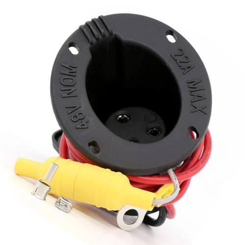 Prise de charge Club Car pour recharger un chariot de golf 48V sous la pluie