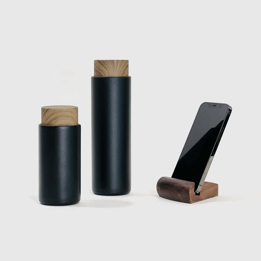 Miniatura 4 de MMEP Insulated Travel Water Bottle Stainless Steel Leak Proof Thermos Tumbler for HotIce Coffee and Tea Unique Gifts for Women and Men 135 oz Black