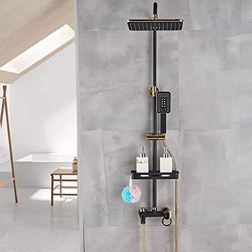 Système de douche avec étagère intégrée pour optimiser l'espace - 4