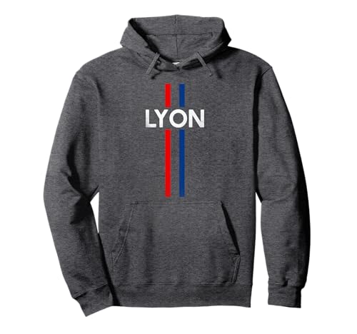 Supporter Lyonnais Foot Ou Habitant Équipe de Lyon Cadeau Sweat à Capuche