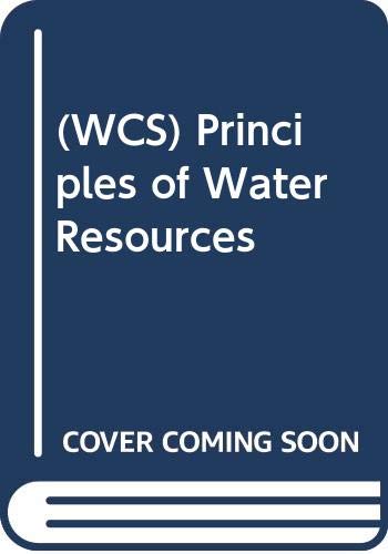(WCS) Principles of Water Resources