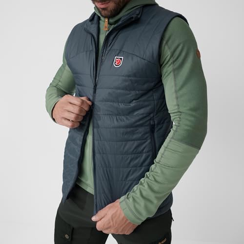 Image of Fjallraven Expedition X-Latt Men's Vest - Water and Wind Resistant, Insulated, Lightweight, Packable - Hiking, Travel