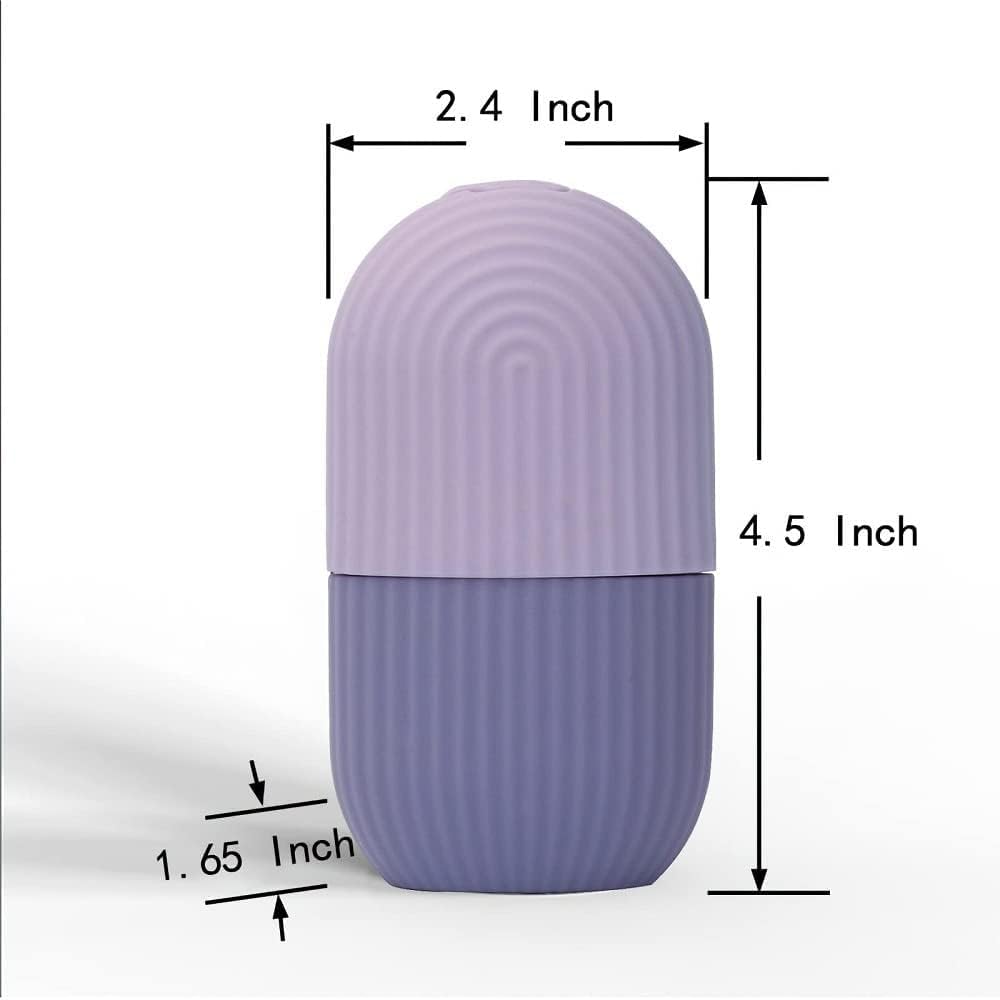 Aegon Ice Roller for Face | Ice Roller for Face Massager | Face Ice Roller for Men & Women | Ice Cube Roller for Glowing Skin & Puffy Eyes | Reusable & Unbreakable (Pink)