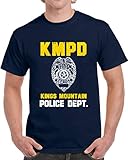 Kings Mountain Police Department Kmpd Officer Inspired Custom City Unisex T-Shirt Navy
