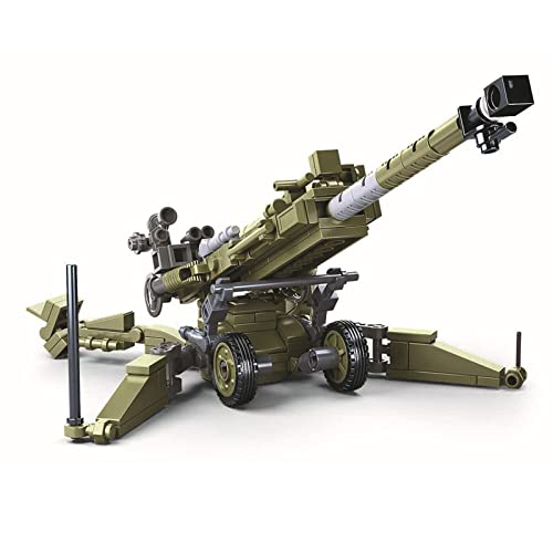 Octopbrik Flak Anti-Tank Gun, Military Brick Sets, Compatible With Major Brand, Army Series Building Block With 2 Soldiers Figures (258 Pieces) #TOP2