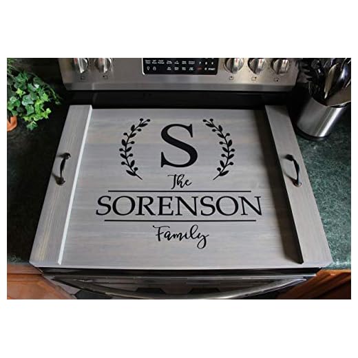 Stove top cover wood-noodle board-wood cooktop cover