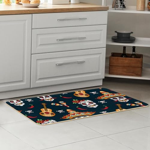 Tapete de cocina de 2 piezas transitable y absorbente para pasillos y lavandería 7