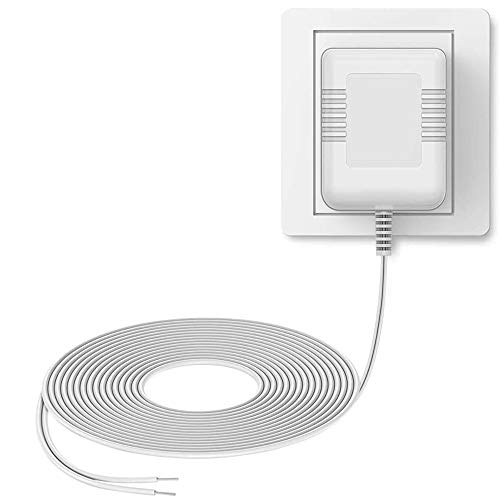 Merom 24V 500Ma 26Ft C Wire Transformer Adapter For Thermostat And Doorbell, Compatible With Nest/Ecobee/Sensi/Honeywell Thermostat, Nest Hello Doorbell/Ring Doorbell Power Supply #TOP4