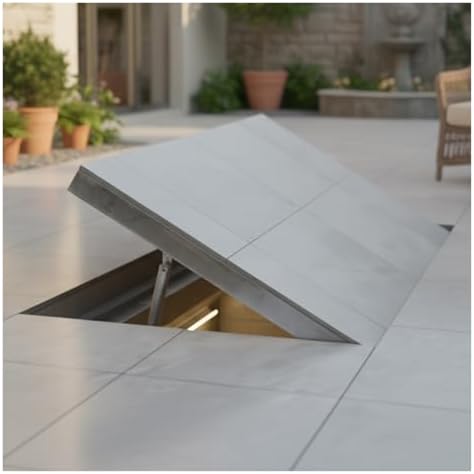 Heavy Duty Basement Cellar Door Cover 50" 46" 38" 32" 30" 26" 20", Camouflaged Indoor Crawl Space Entry Door, 1100lbs Load Capacity for Underground Stairs (30x28)