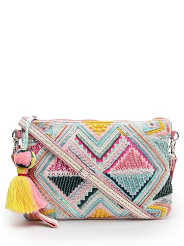 Image of Anekaant Boho Ethnic Cotton Jacquard Sling Bag