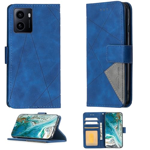 Aroepurt Case Compatible for HMD Pulse+ Plus Phone Case Cover Flip Stand Cover PU Leather Wallet Case Blue
