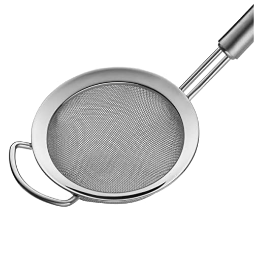 WMF Profi Plus Küchensieb 8 cm, mit Drahtgeflecht, Cromargan Edelstahl teilmattiert, spülmaschinengeeignet – Ansicht 3