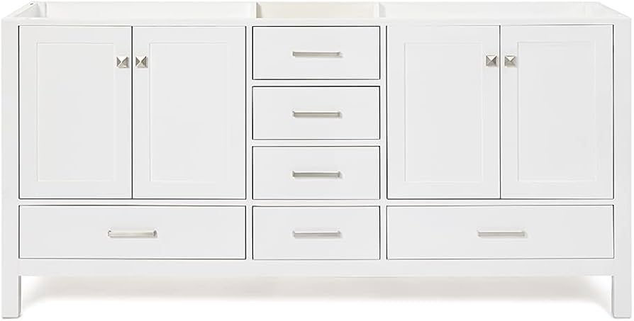 Amazon.co.jp: ARIEL 72インチ ホワイト バスルーム 洗面化粧台