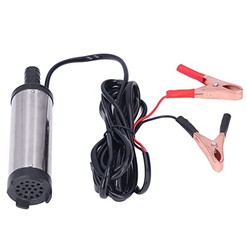 FTVOGUE - Tragbare Dieselölpumpe, Elektrische Ölpumpe DC Motor Kraftstoffübertragungspumpen, Niedriges Rauschen, Hohe Geschwindigkeit, Spektrophotometer und Colorimeter -Zubehör (DC12V) (DC24V)