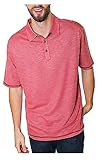 Nat Nast Men's Original Luxury Short Sleeve Polo Shirt (Tango Red, Medium)