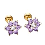 New 2026 1Pair Germanium Ions Rejuvenating Tourmaline Stud Garnet Infrared Lymphvity Earrings For Women Lymphatic Magniticotherapy Jewelry Fashion Accessories Creative Gift