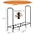 PHWOTAN Firewood Rack Stand for Outdoor and Indoor,3.8FT(Capacity 400 lbs) Heavy Duty Wood Racks Outdoor for Firewood,Fireplace Logs Holder,Metal Fire Wood Storage Organizer