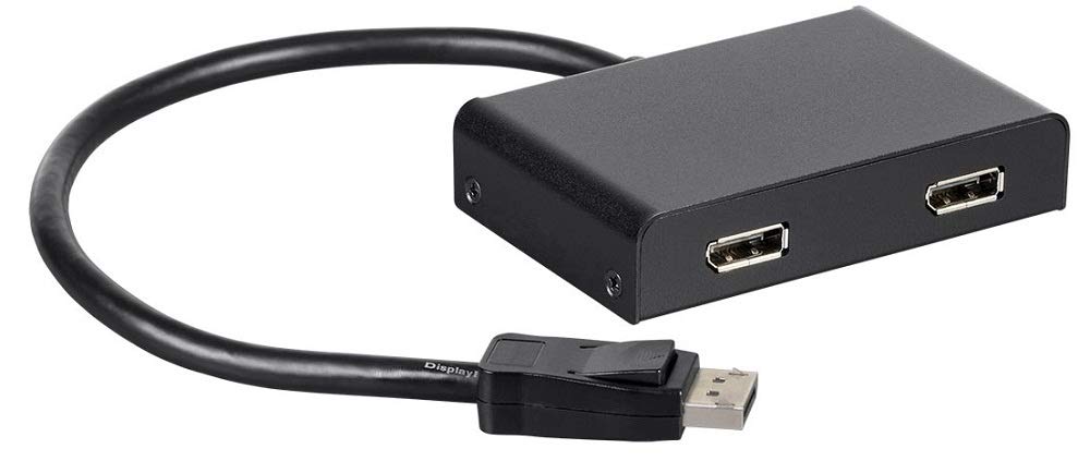 Monoprice 2-Port DisplayPort 1.2 to 