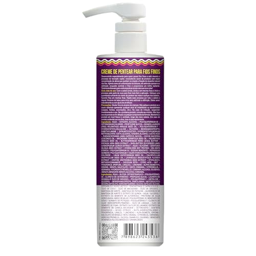 Juba Transição Capilar Creme de Pentear Textura Leve - Widi Care - 500ml