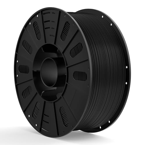 Image of ELEGOO PLA Filament 1.75mm Black 3KG, 3D Printer Filament Dimensional Accuracy + /- 0.02mm, 3KG Large Spool(6.6lbs) Fits for Most FDM 3D Printers