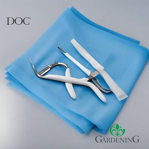 DOC Sterile chirurgische Tücher aus TNT 50 x 50 cm, Packung mit 10 Stück, Einweg-Tuch, wasserdicht, in Verbindung mit TNT + PE, Größe 50 x 50 (10 Stück)