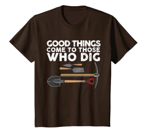 Funny Archaeology for Men Women Anthropology Archaeologist T-Shirt, Youth, Brown, 2T
