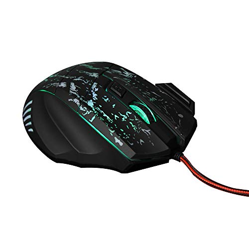Image of J60 Gaming Keyboard Mouse Combo Anti-ghosting Adjustable DPI Backlit for Desktop Notebook Laptop PC Computer (English Version)