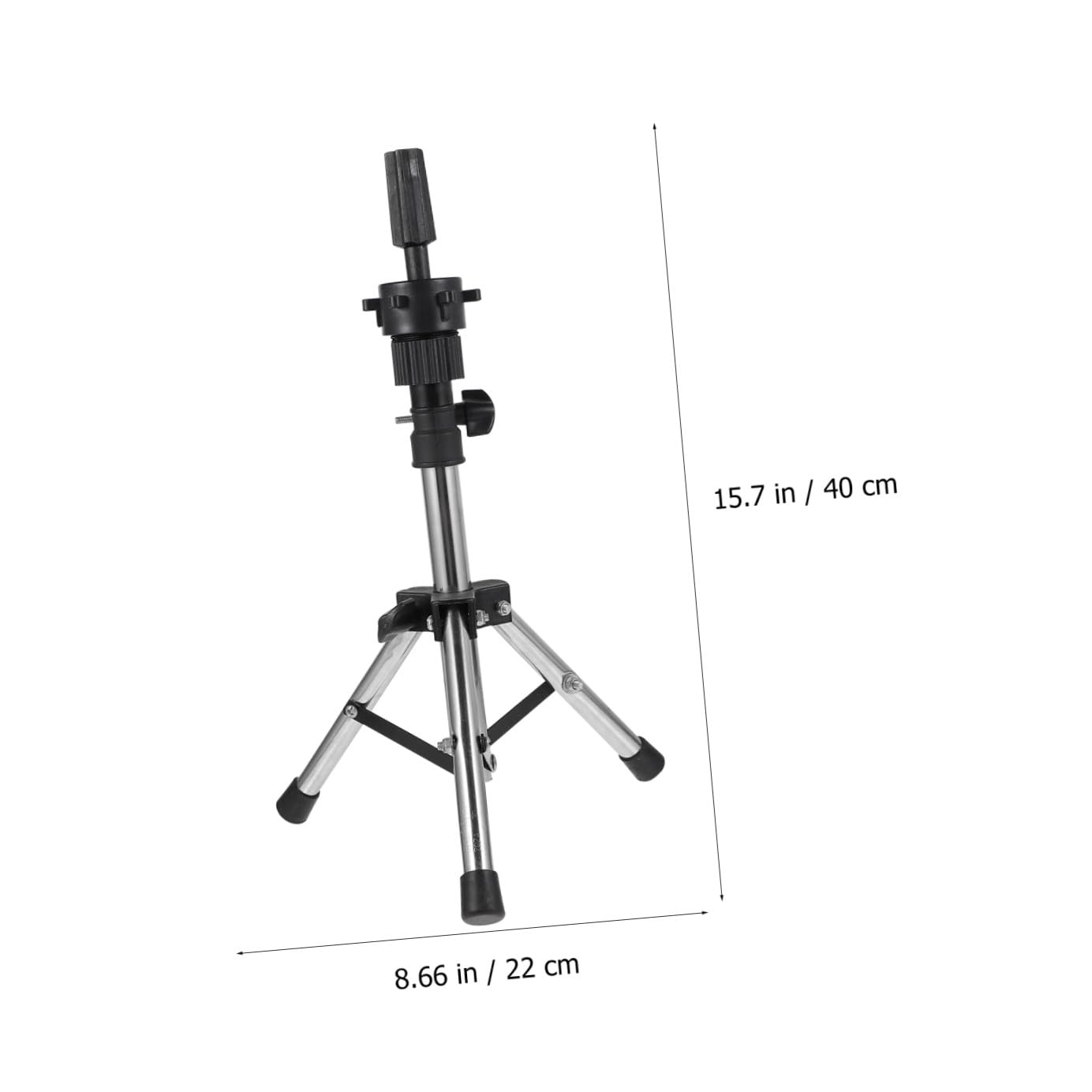 Ipetboom Wig Stand Mit Verstellbarem Stativ Faltbarer Mannequin Kopfhalter Für Perücken Stabiler Und Tragbarer Für Haarstyling Und Schulungen Für Friseure Und Ausstellungen