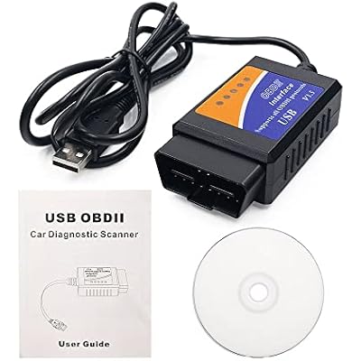 محول USB OBD2 ، الماسح الضوئي الصغير أداة المسح التشخيصي التلقائي OBD ii الماسح الضوئي محول رمز السيارة لنظام التشغيل Windows